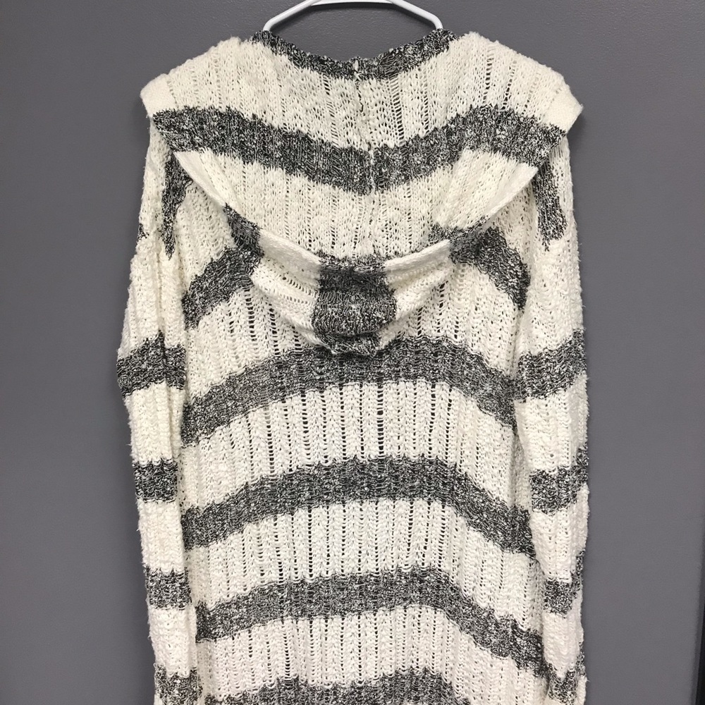 Forever 21 long hooded cardigan